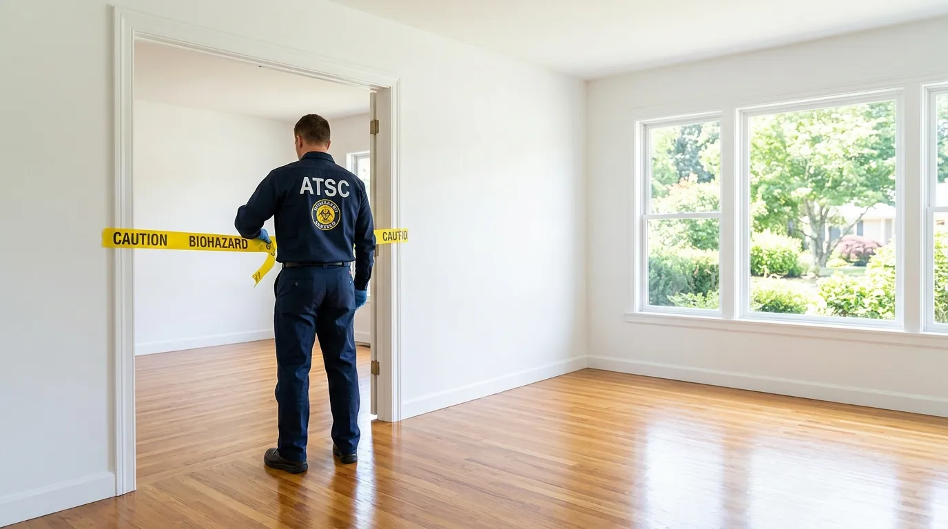 Certified biohazard cleanup crew performing Decomposition Cleanup in Beverly Hills